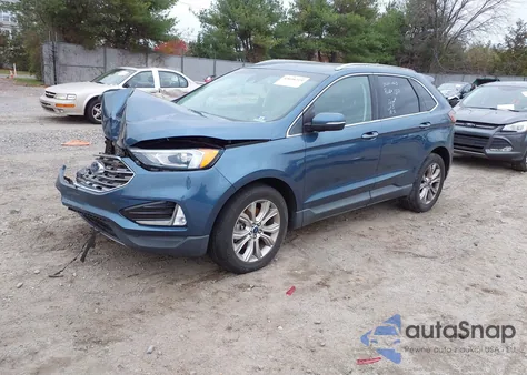 2019 Ford Edge Titanium from USA, damaged, VIN 2FMPK4K90KBB54832